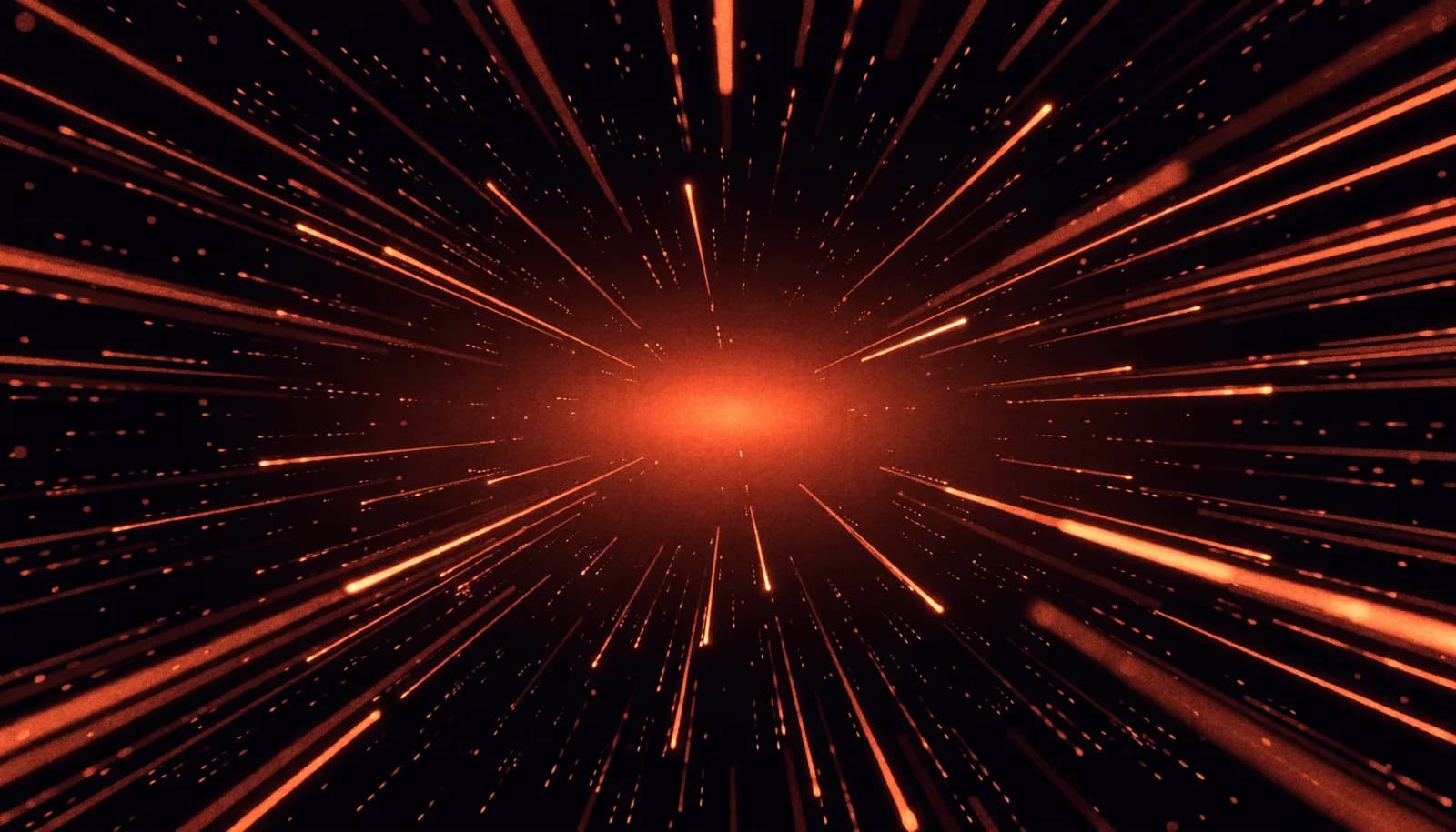 A luminous core drawing many converging data streams inward — the single-pane-of-glass idea